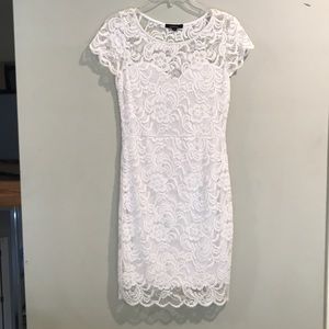 Ambiance White Floral Dress